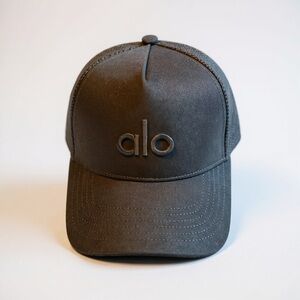 ALO Yoga Black Trucker Hat